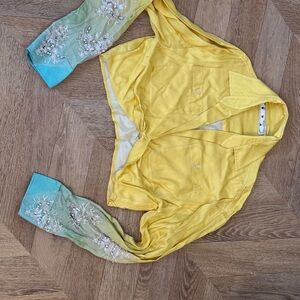 Off white button down shirt